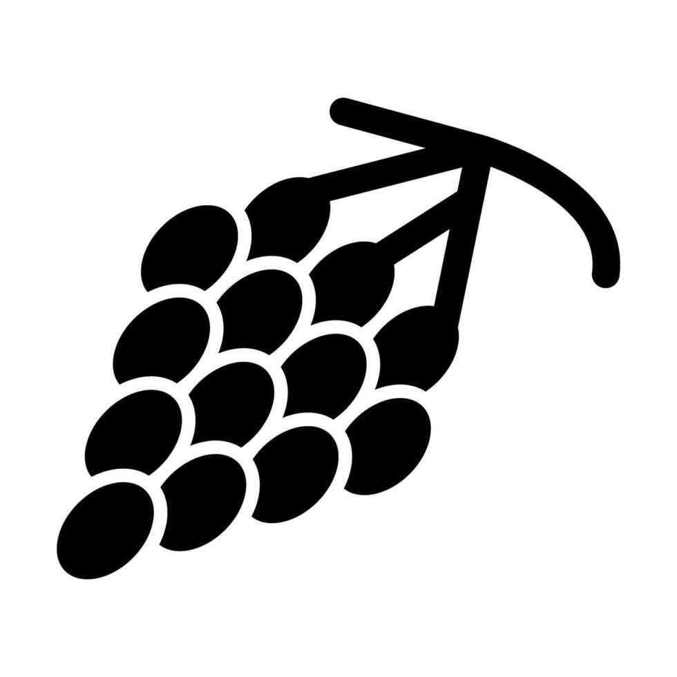 diseño de icono de uvas vector