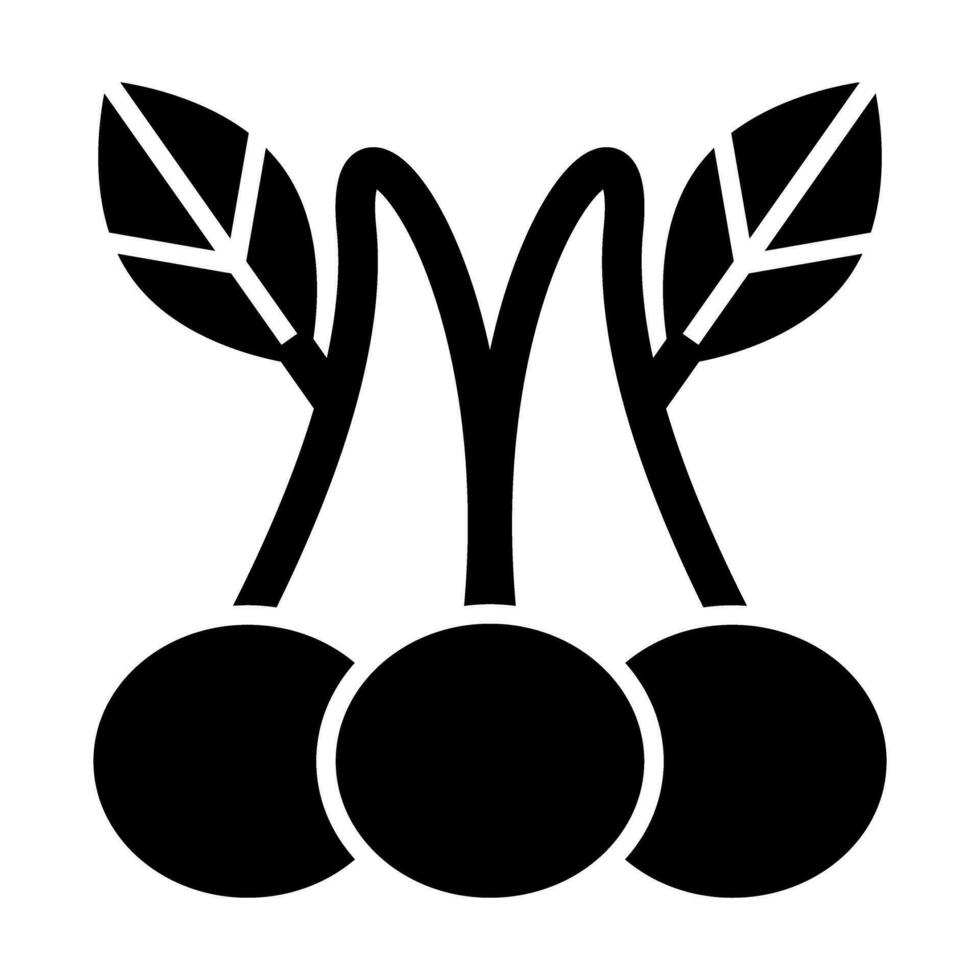 diseño de icono de cereza bing vector