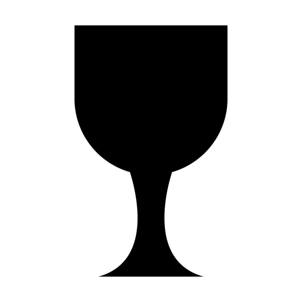 Goblet Glyph Icon Design vector