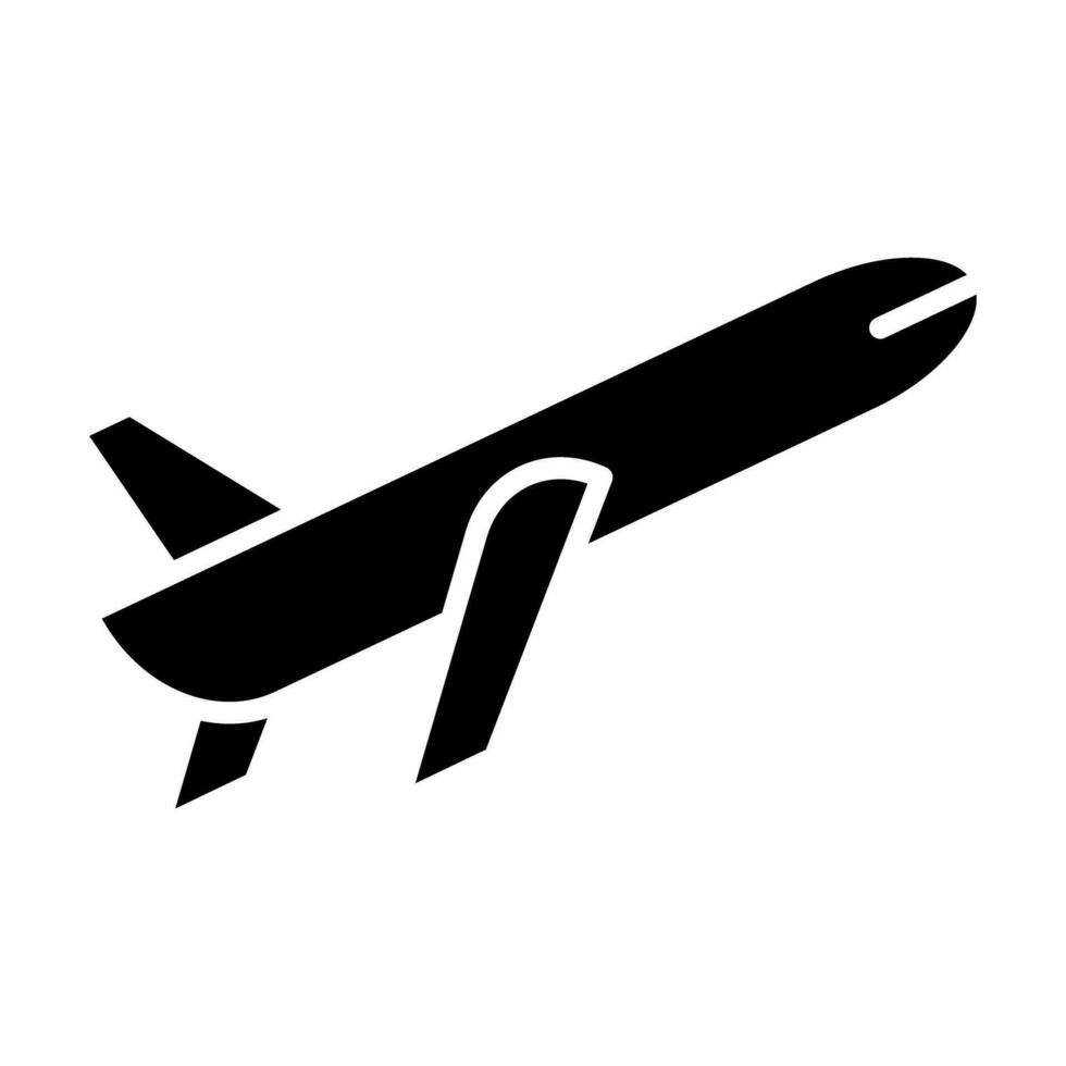 Take Off Vector Glyph Icon For Personal And Commercial Use.