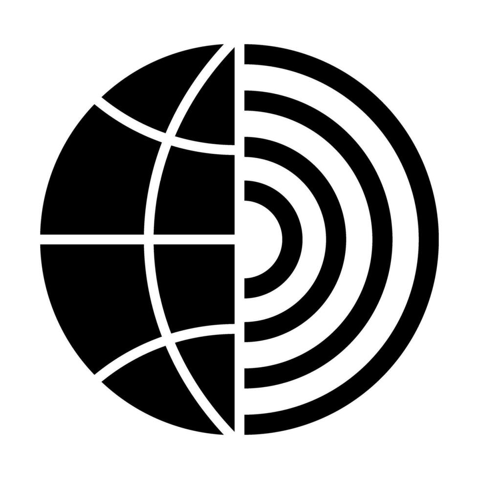 Earth Vector Glyph Icon For Personal And Commercial Use.