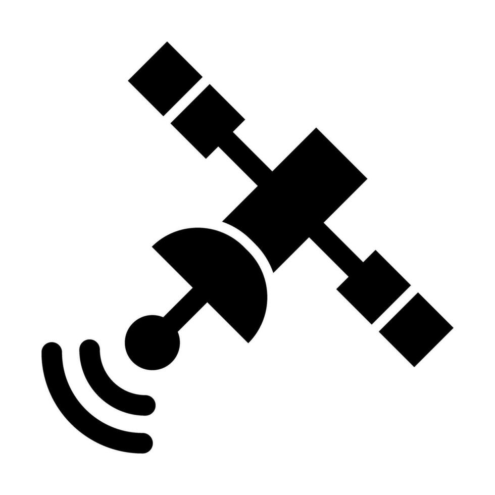 Satellite Vector Glyph Icon For Personal And Commercial Use.