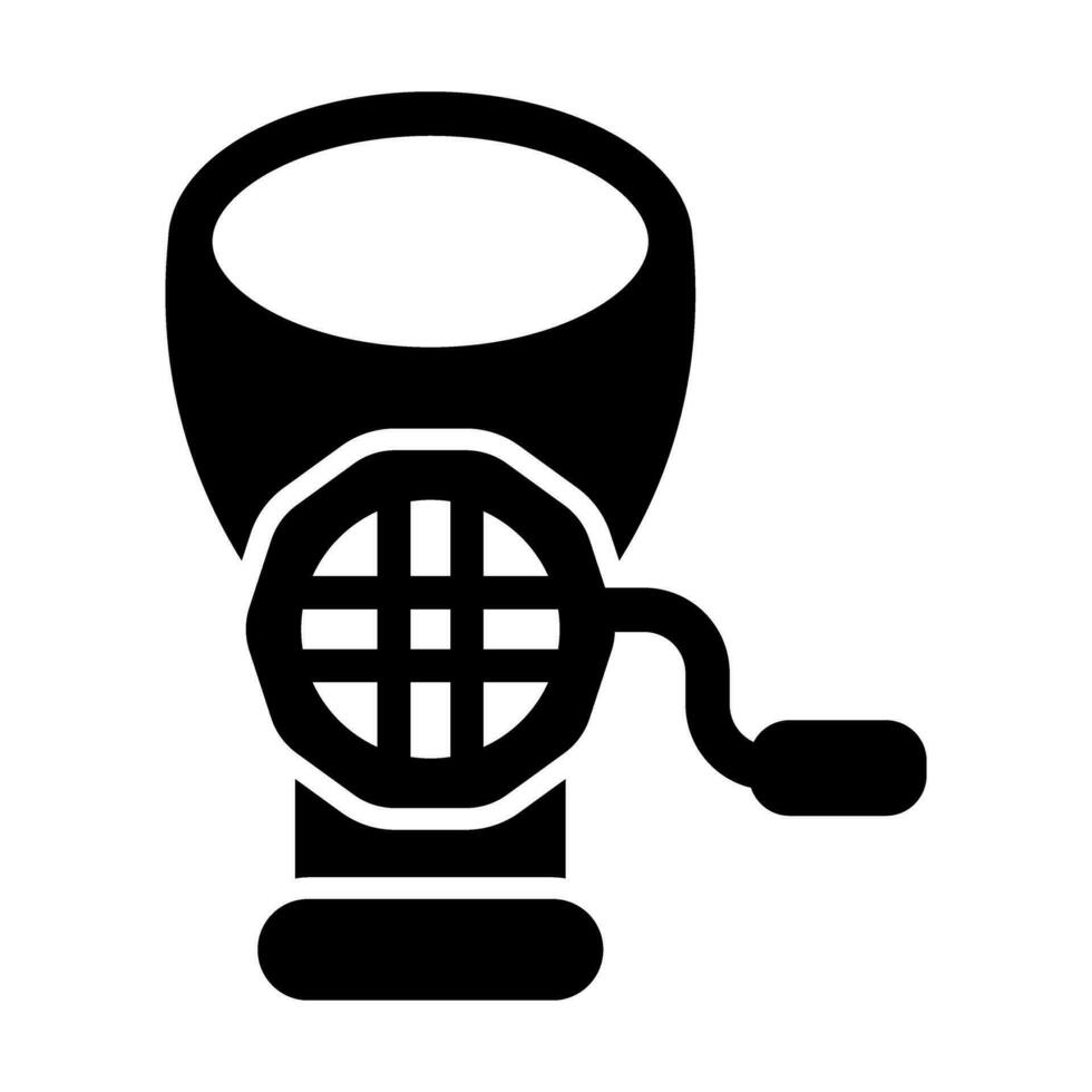 Mincer Vector Glyph Icon For Personal And Commercial Use.