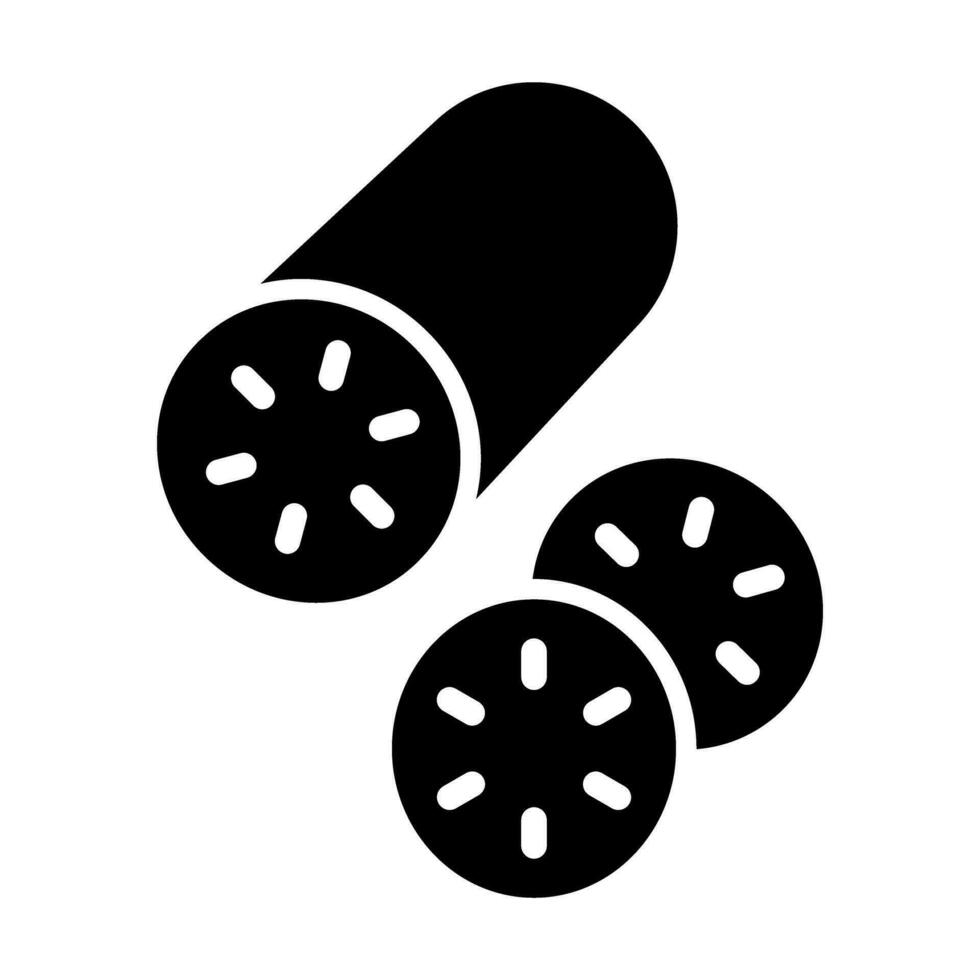Lotus Root Vector Glyph Icon For Personal And Commercial Use.