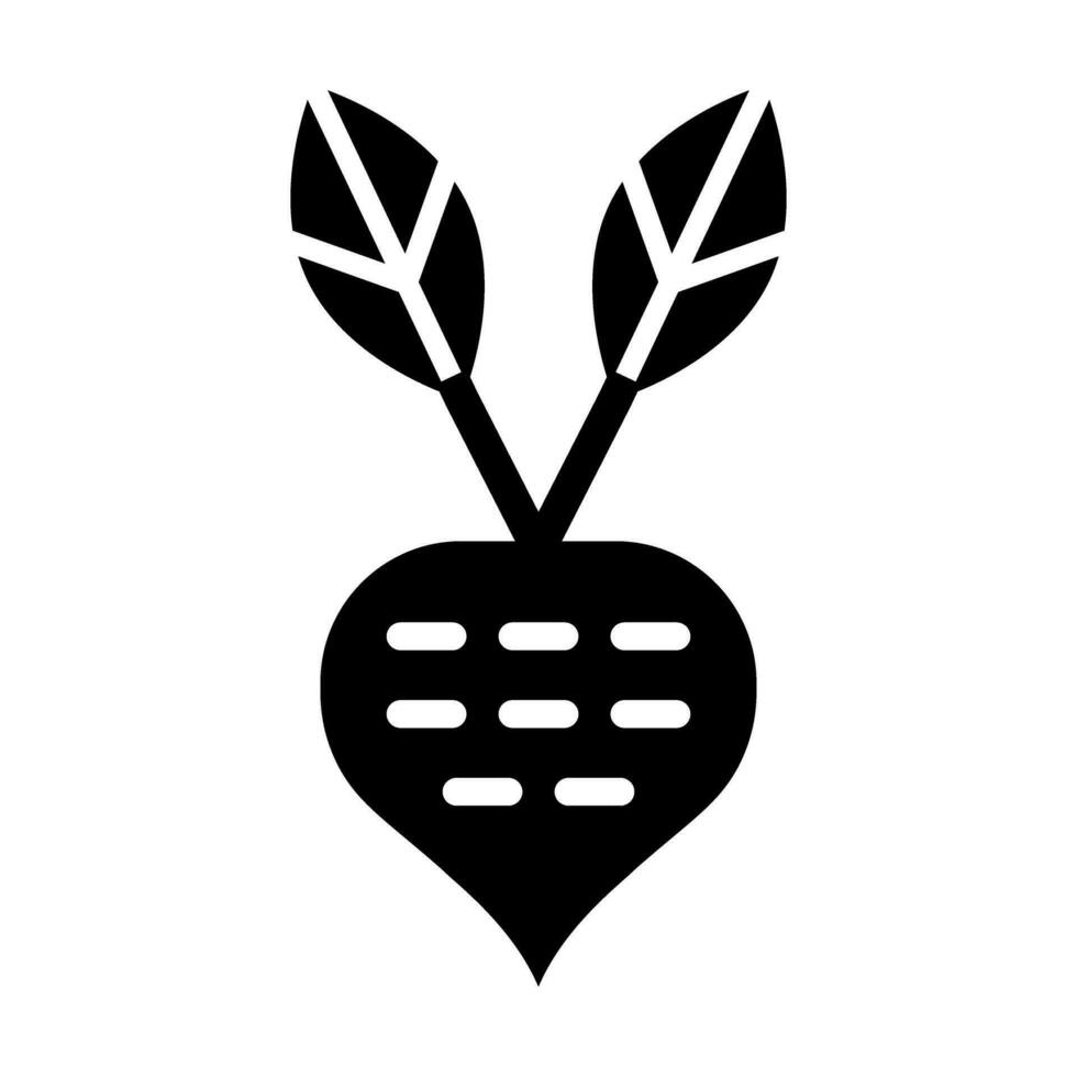 Turnip Vector Glyph Icon For Personal And Commercial Use.