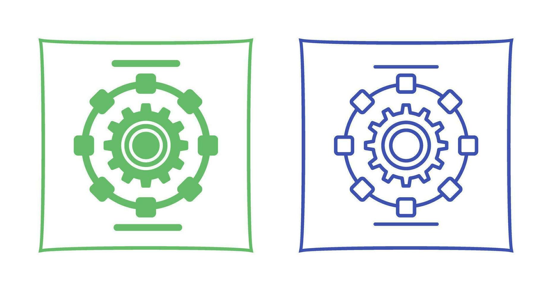 Automated Process Vector Icon