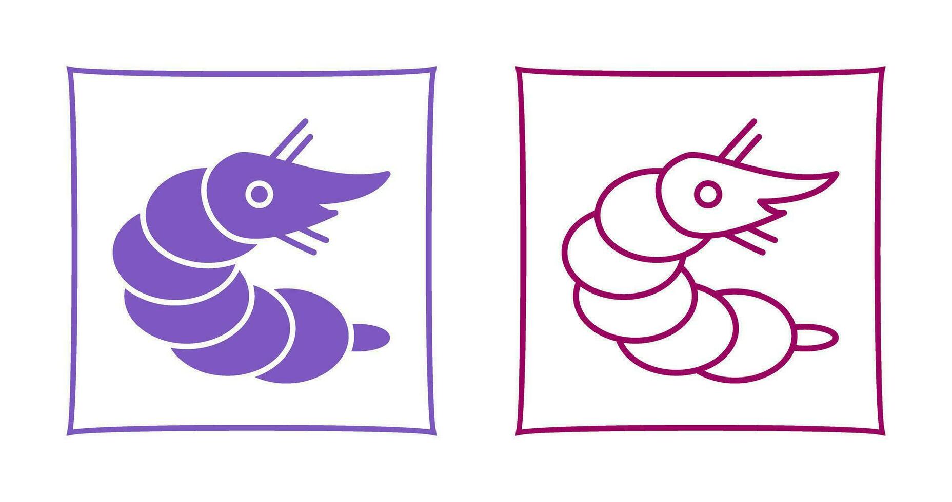 Shrimp Vector Icon