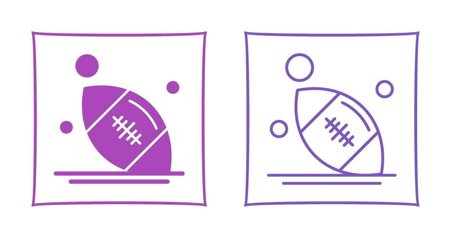 Rugby Vector Icon
