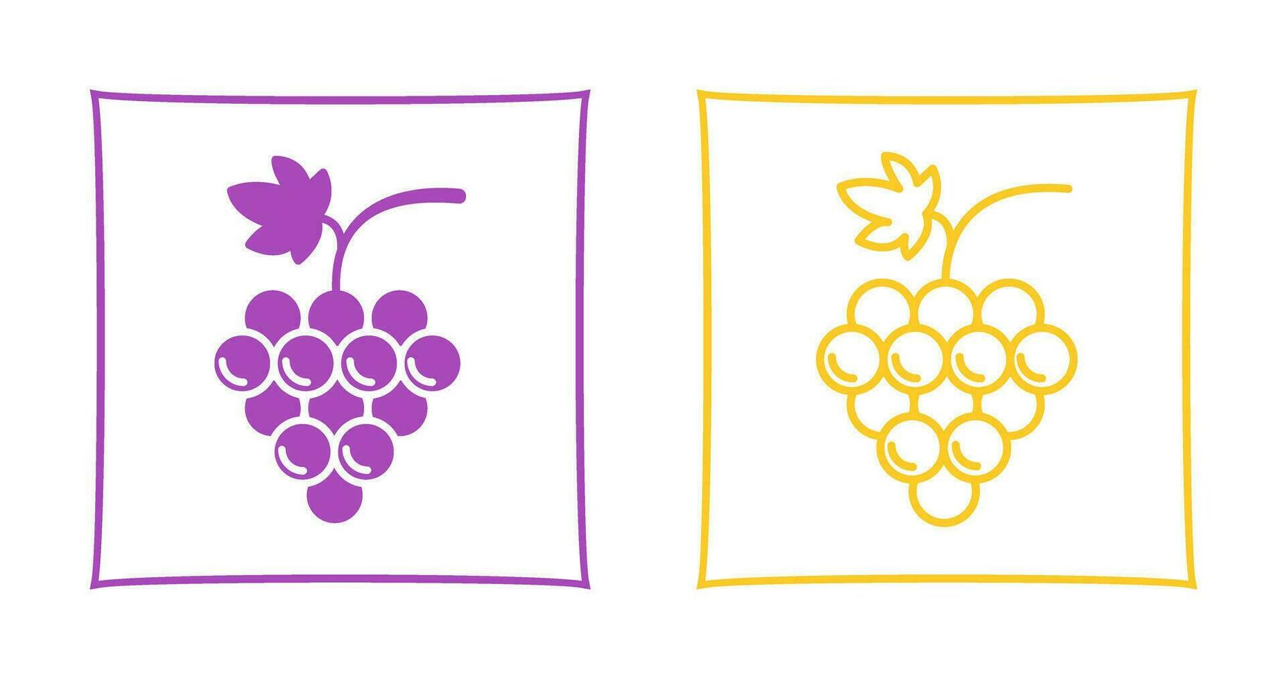 Grapes Vector Icon