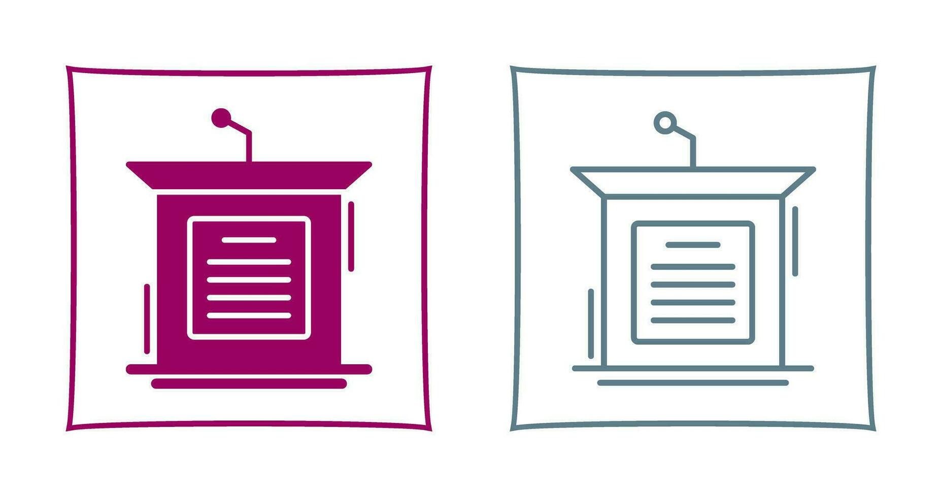 Podium Vector Icon