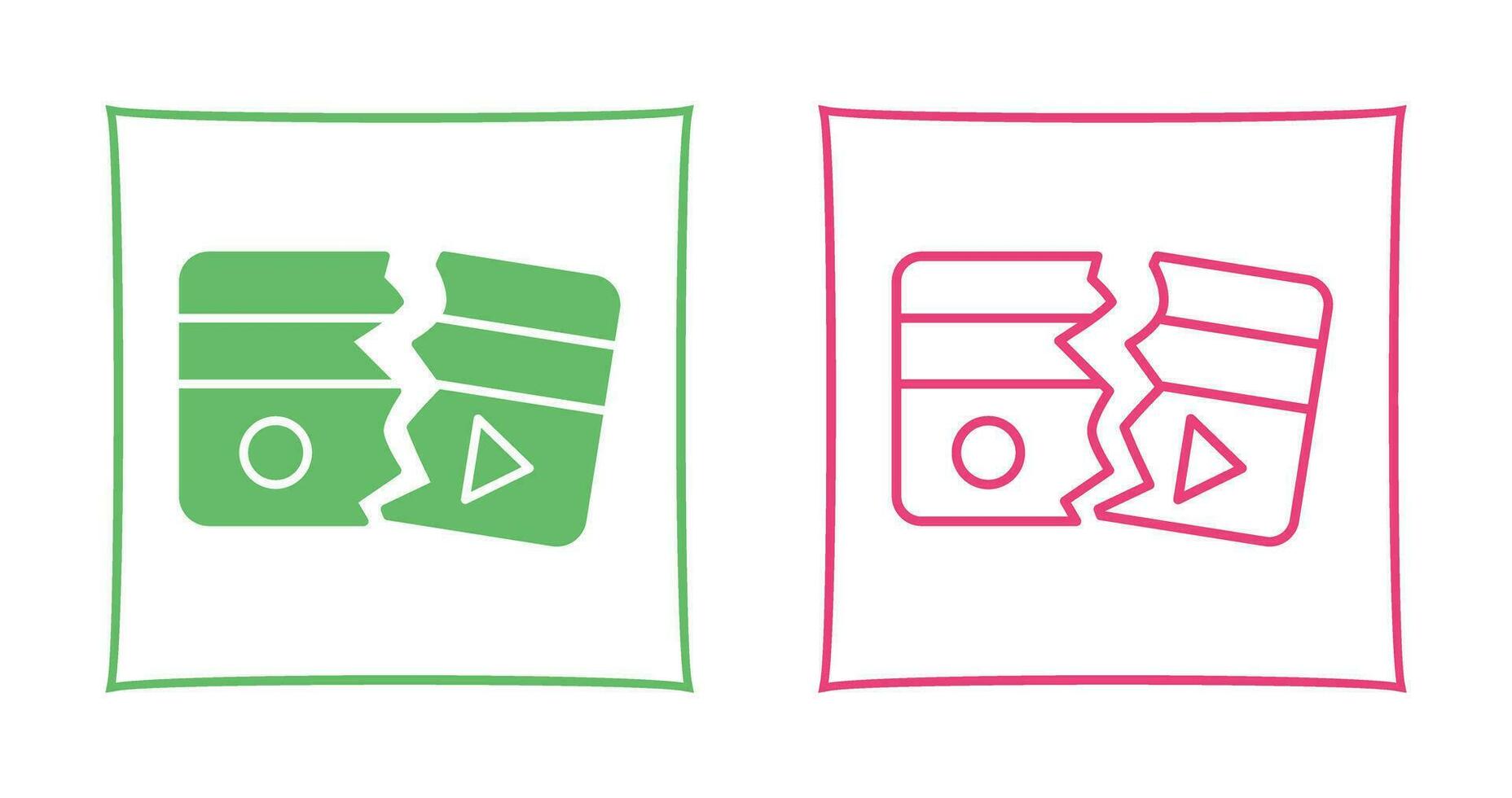 Broken Vector Icon