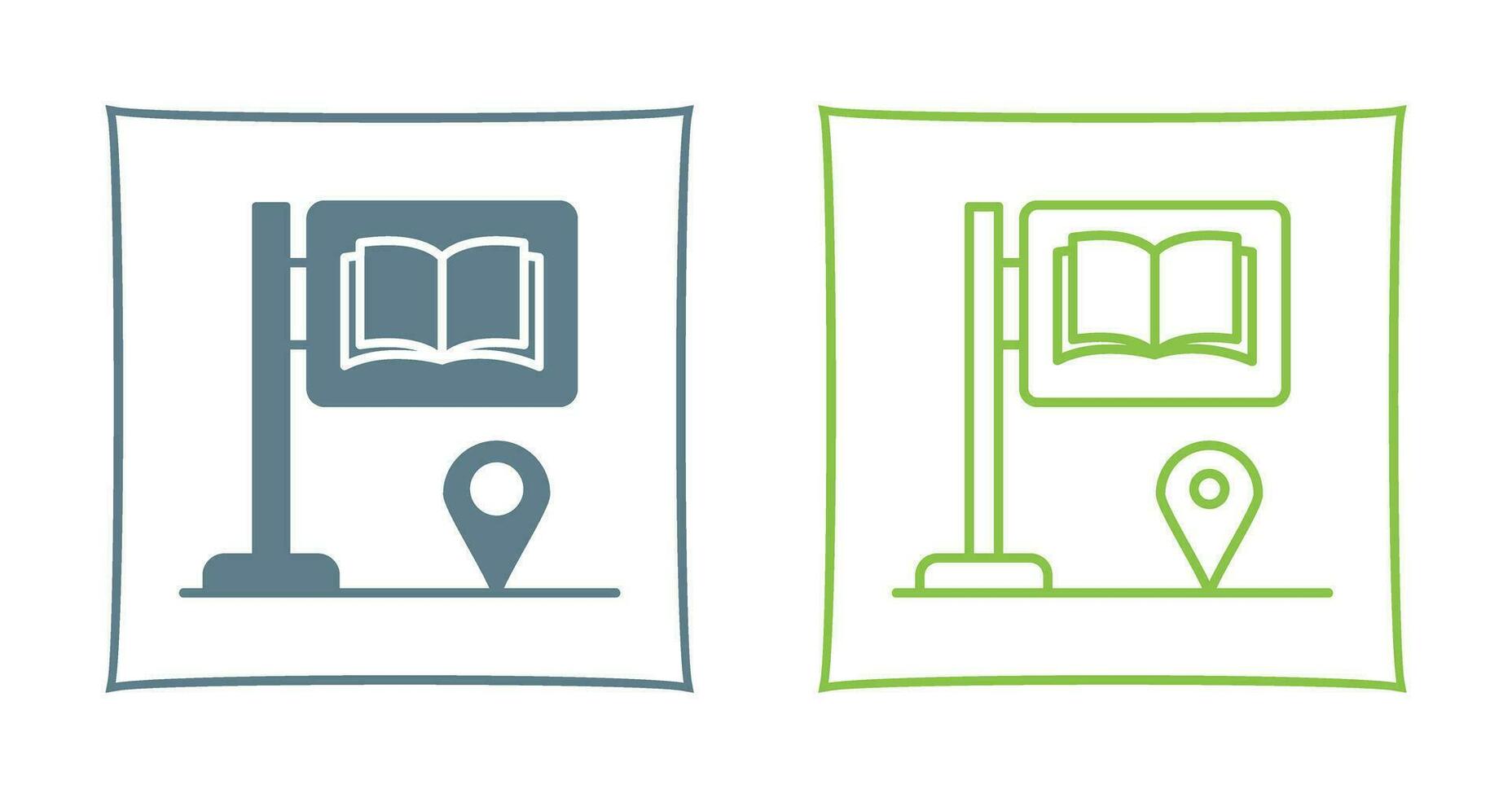 Sign Board Vector Icon