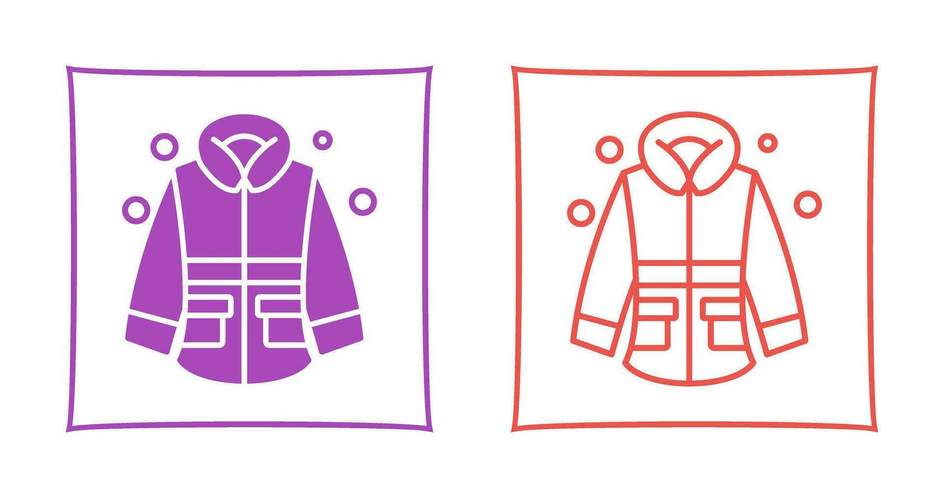 Winter Jacket Vector Icon