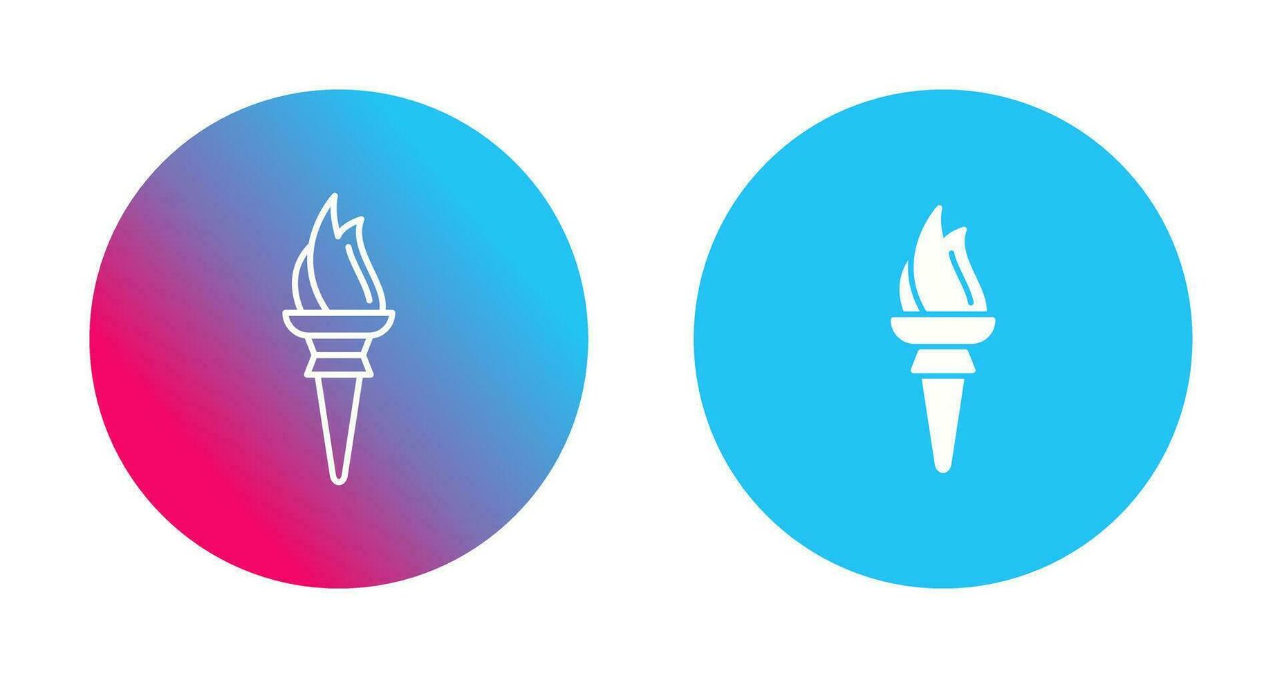Torch Vector Icon