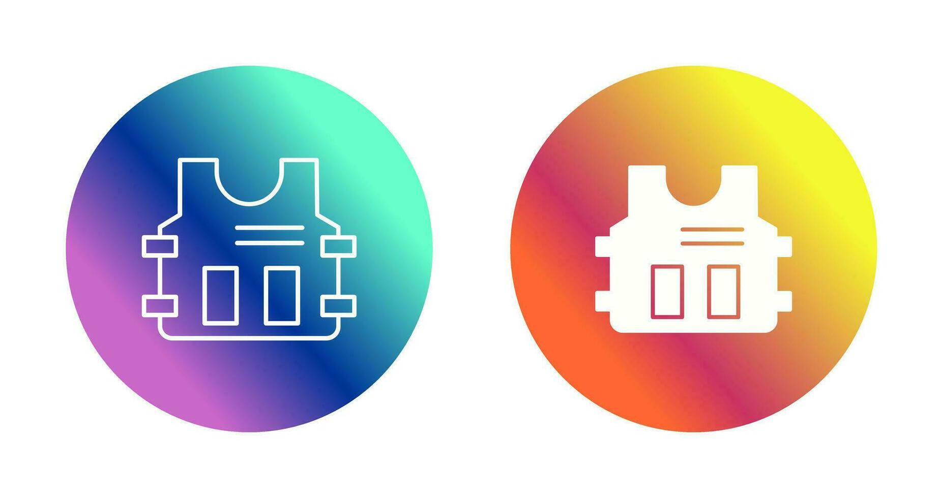Police Vest Vector Icon