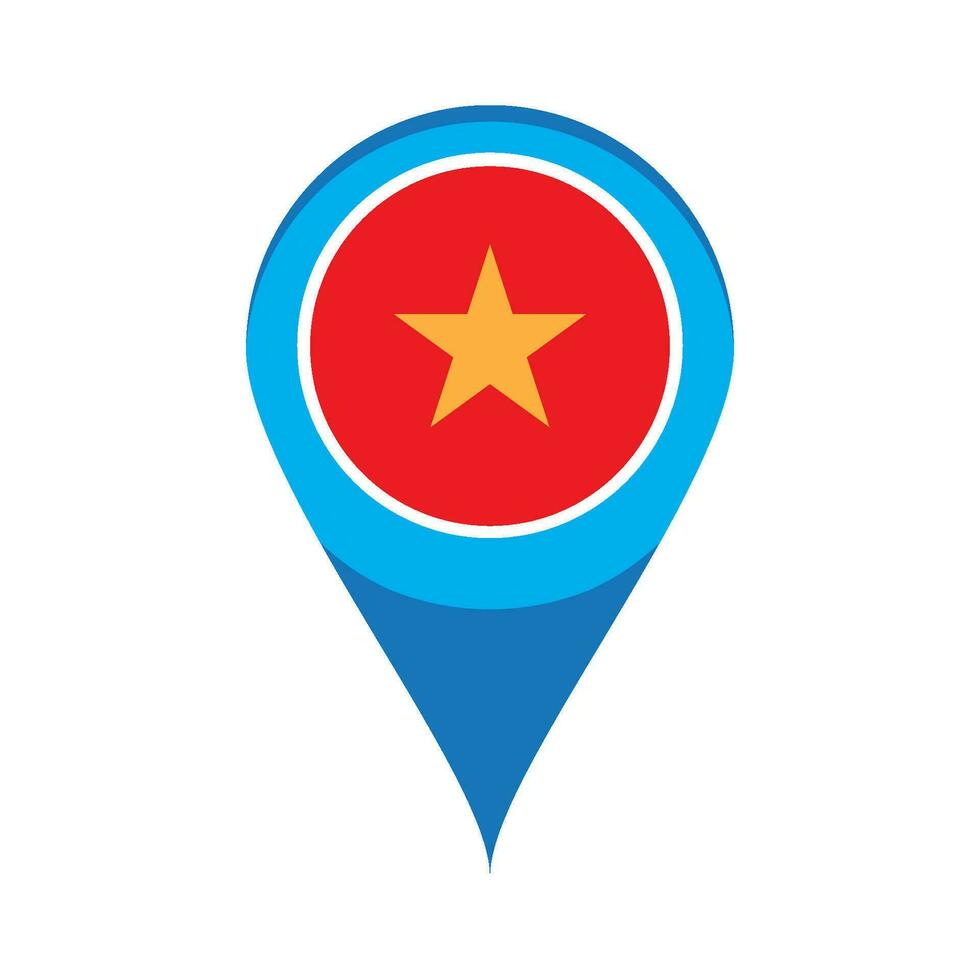 vietnam location icon vector