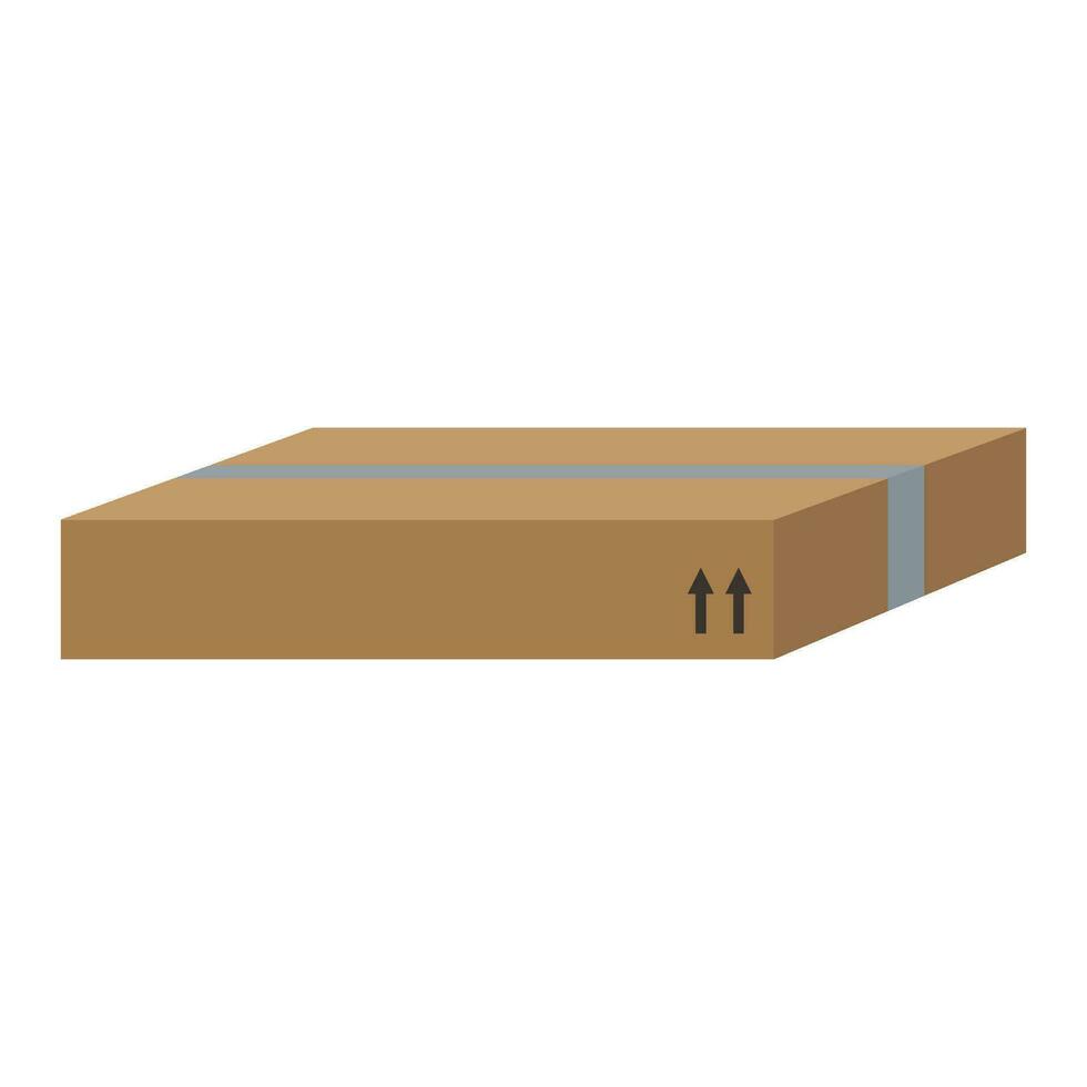 cardboard box icon vector