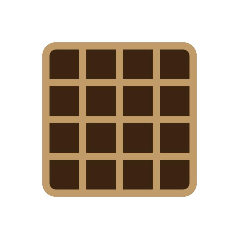Waffle icon vector