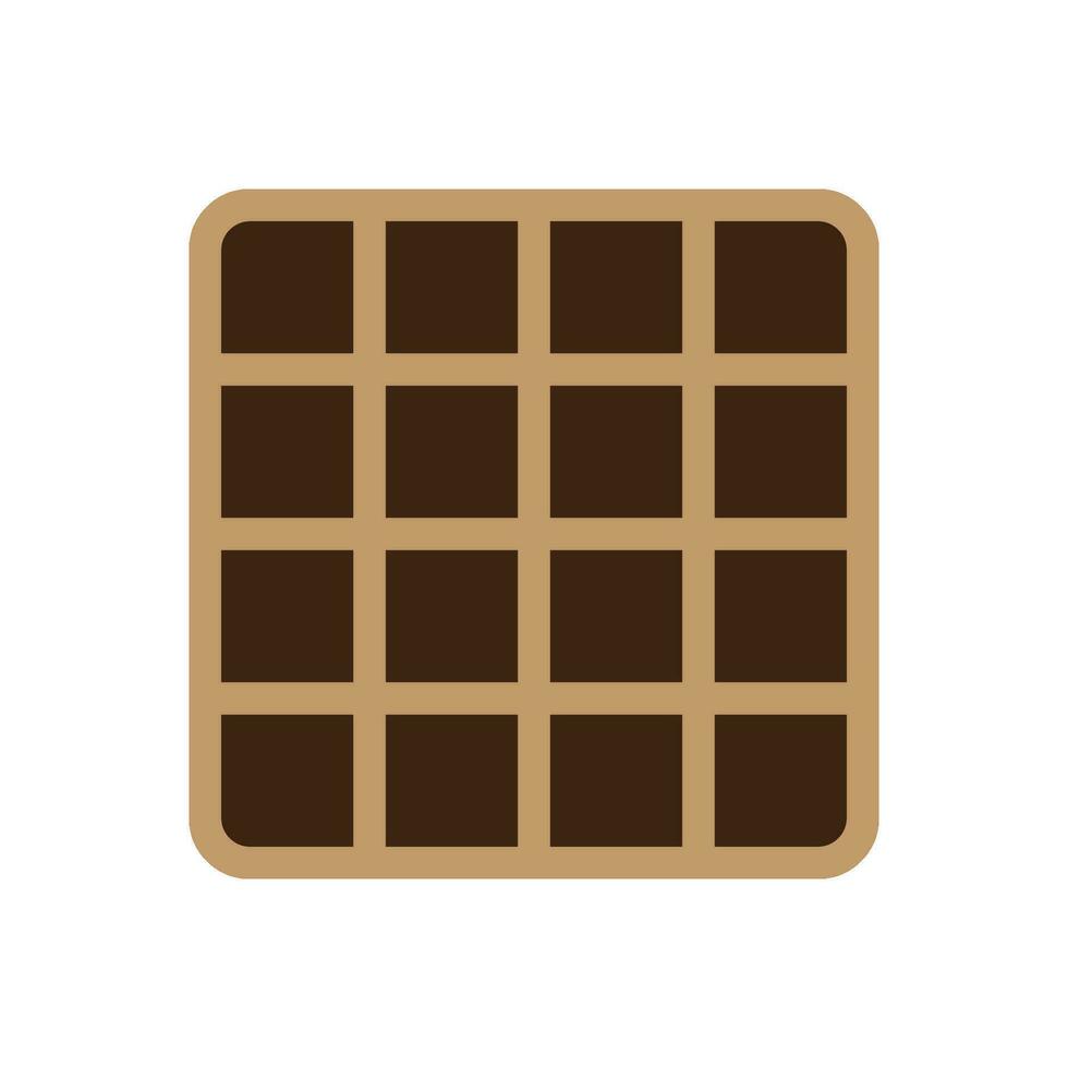 Waffle icon vector