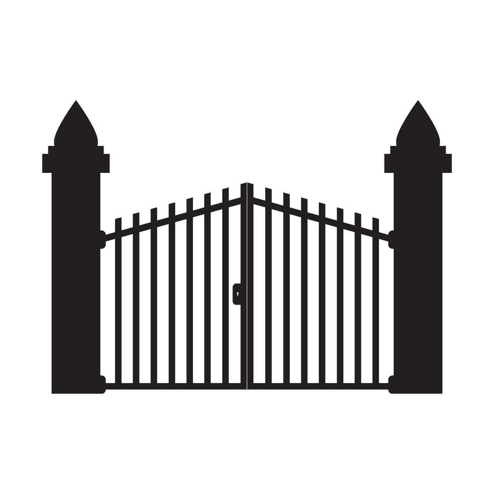 Gate icon vector