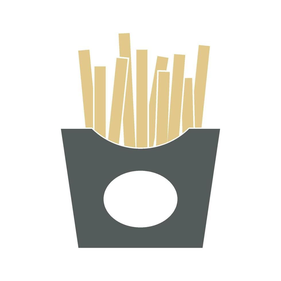 potato stick icon vector