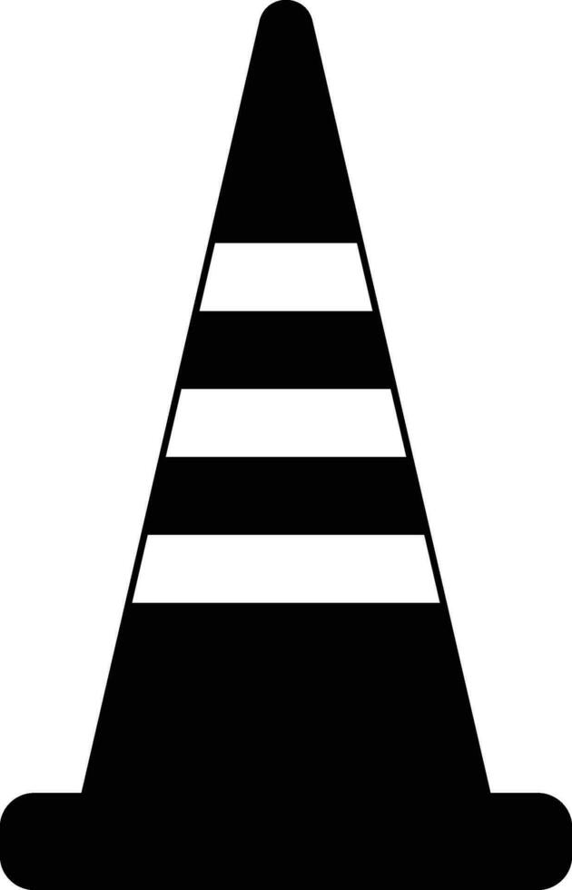 traffic warning cone. Under construction and maintenance or attention. vector