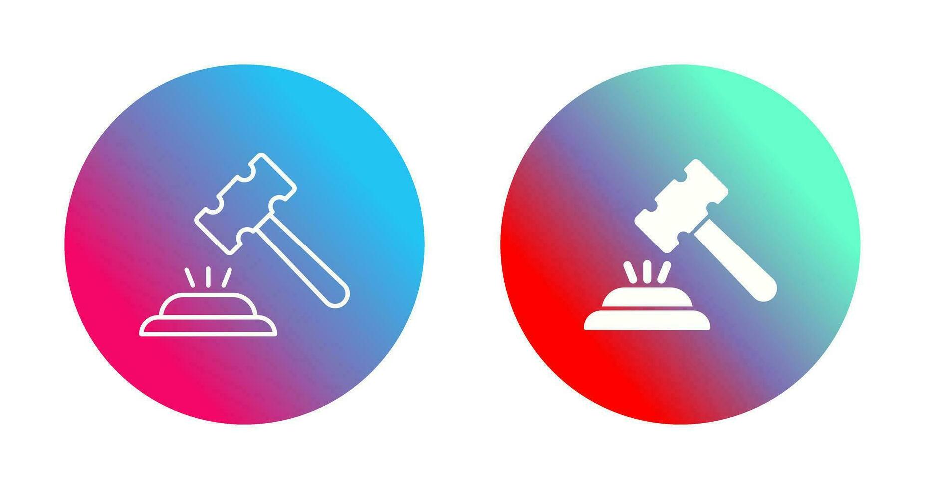 Gavel Vector Icon