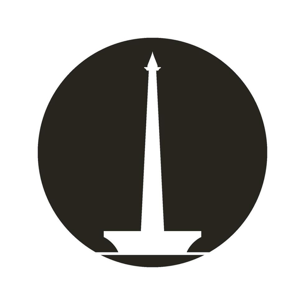 monas Monumento icono vector