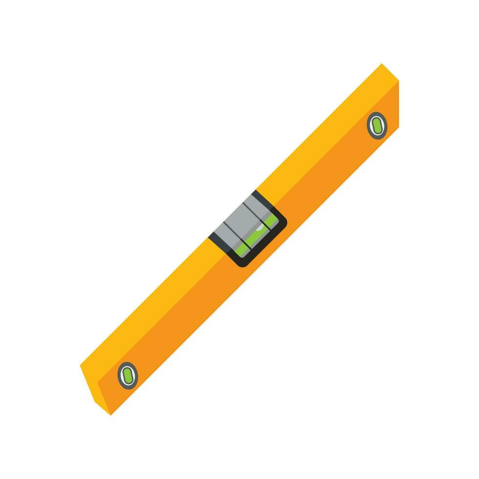 Construction level ruler icon vector