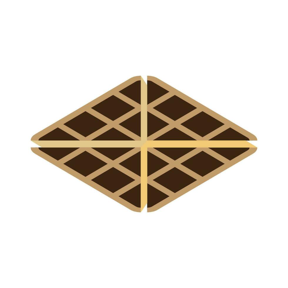 Waffle icon vector