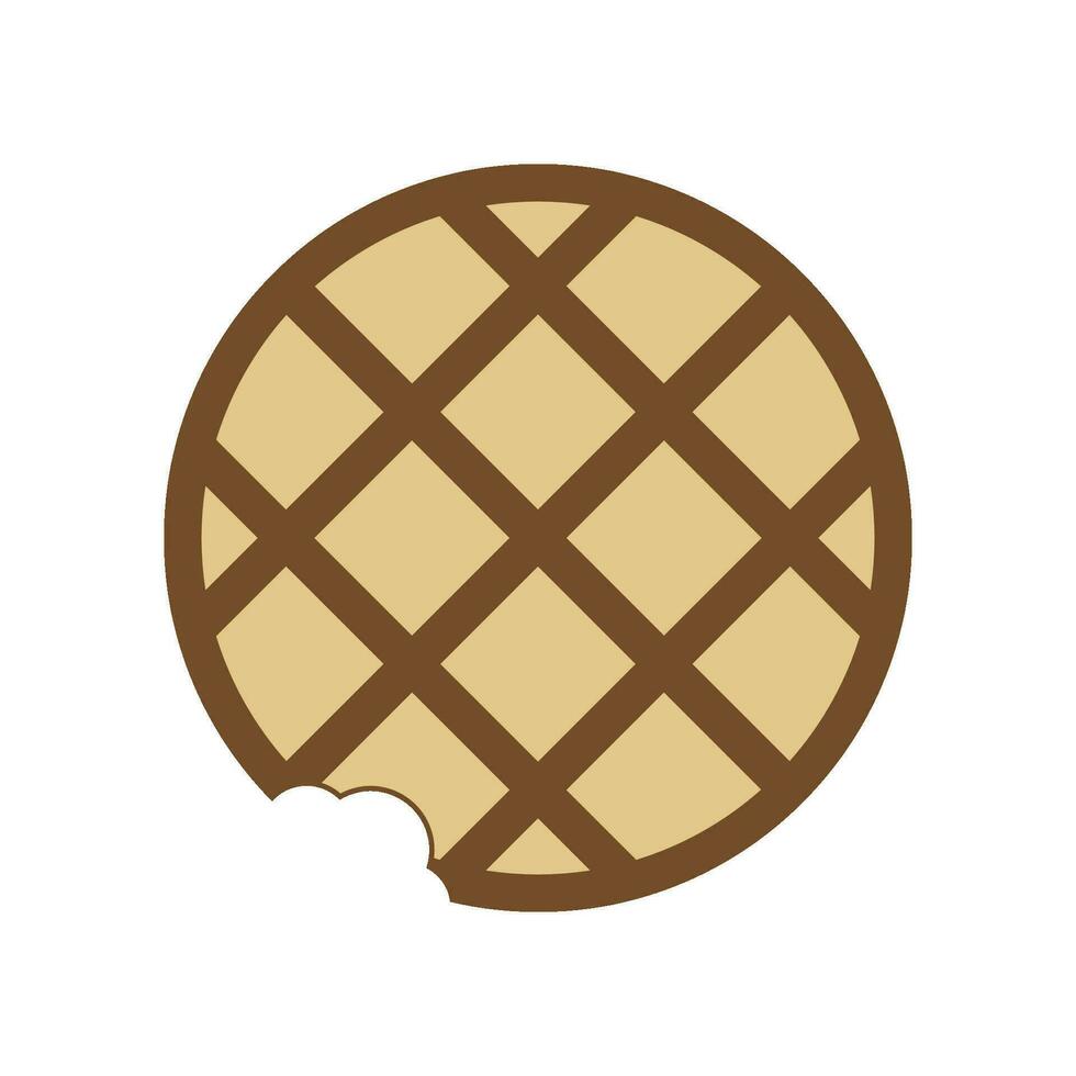 Waffle icon vector