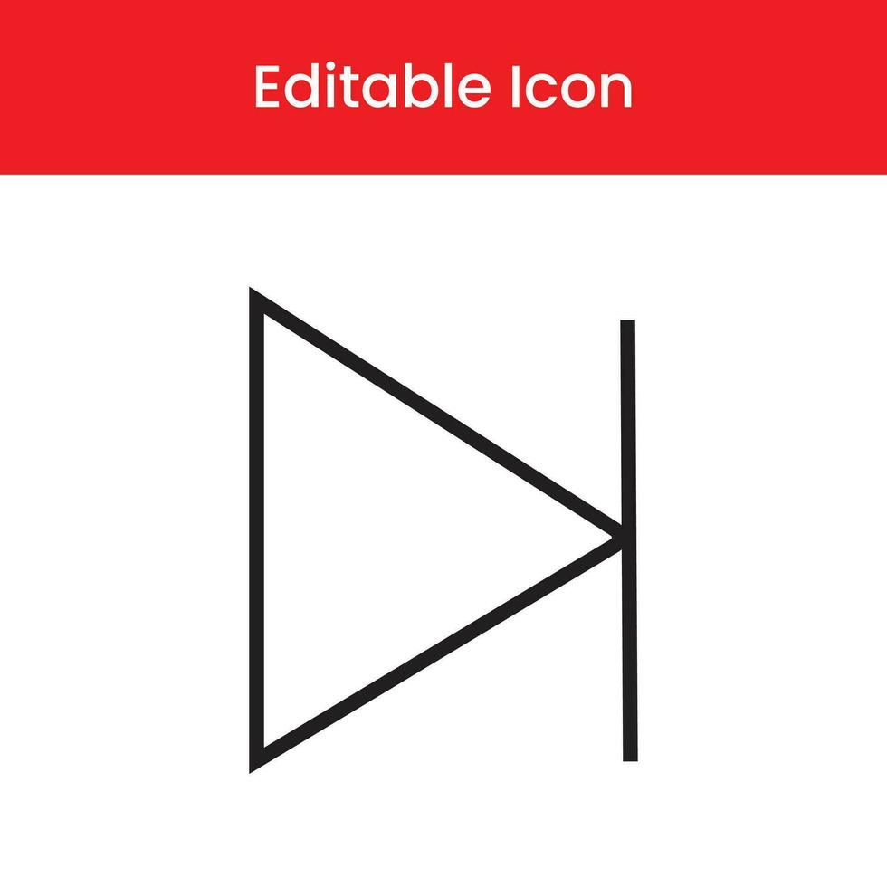 Play video icon, Play video outline icon, Play video vector icon