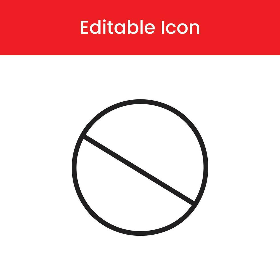 Forbidden icon, Forbidden outline icon, Forbidden vector icon