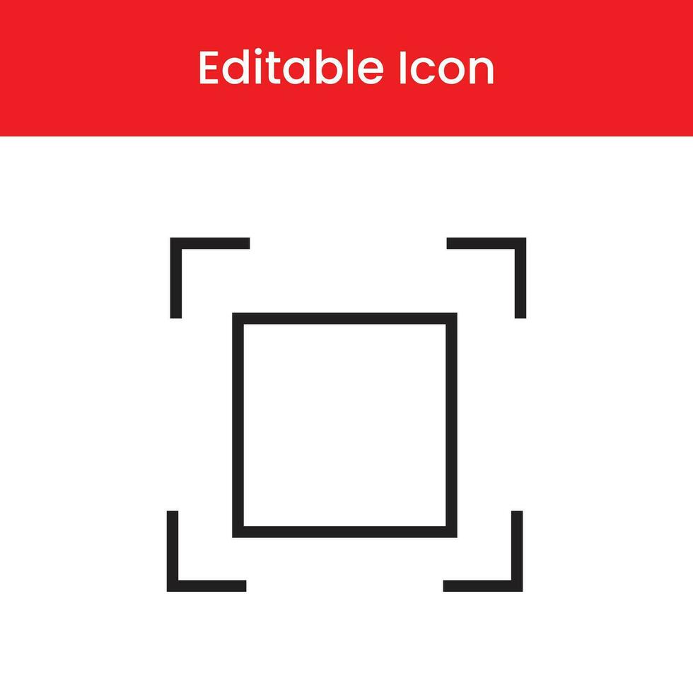 Enlarge screen icon, Enlarge screen outline icon, Enlarge screen vector icon