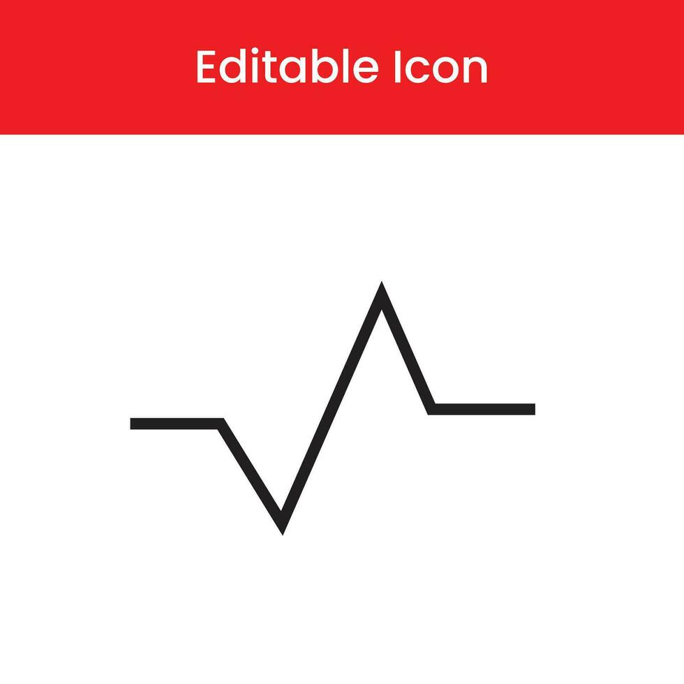 Heart beat pulse icon, Heart beat pulse outline icon, Heart beat pulse vector icon