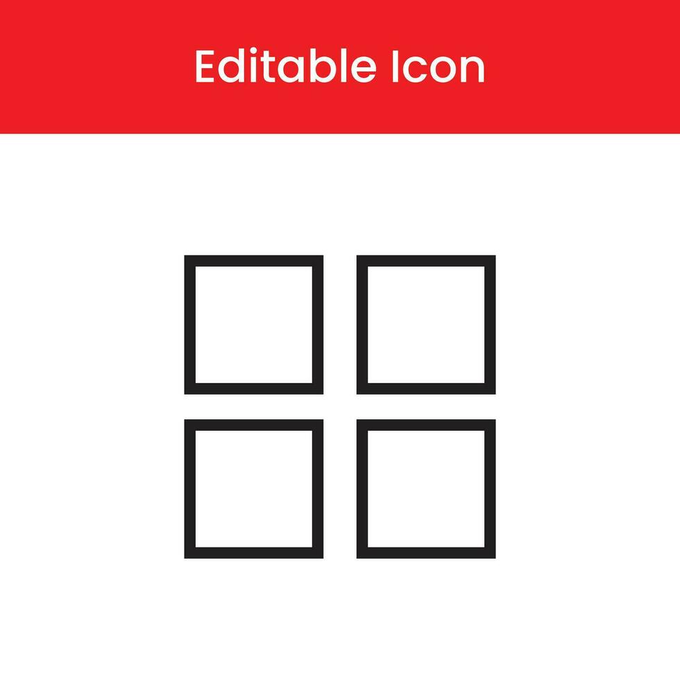 Menu navigation icon, Menu navigation outline icon, Menu navigation vector icon