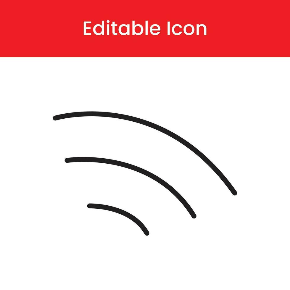 Wifi signal icon, Wifi signal outline icon, Wifi signal vector icon