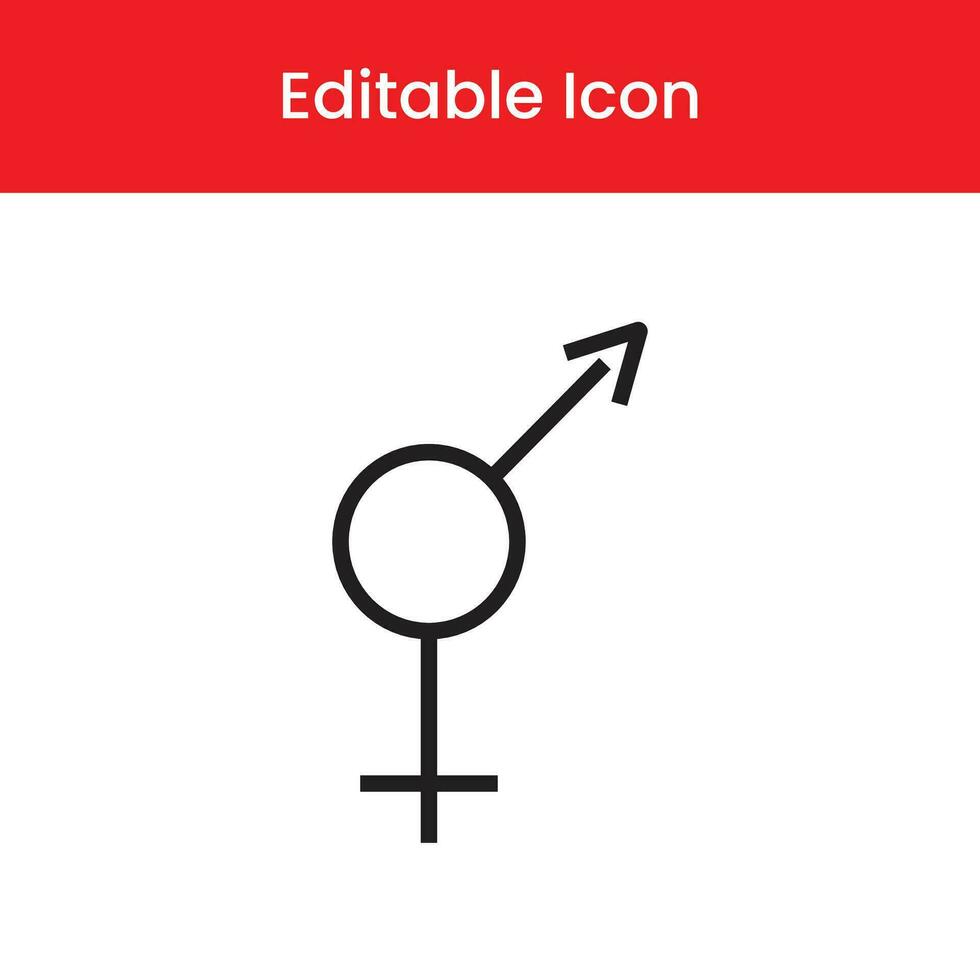 masculino icono, masculino contorno icono, masculino vector icono