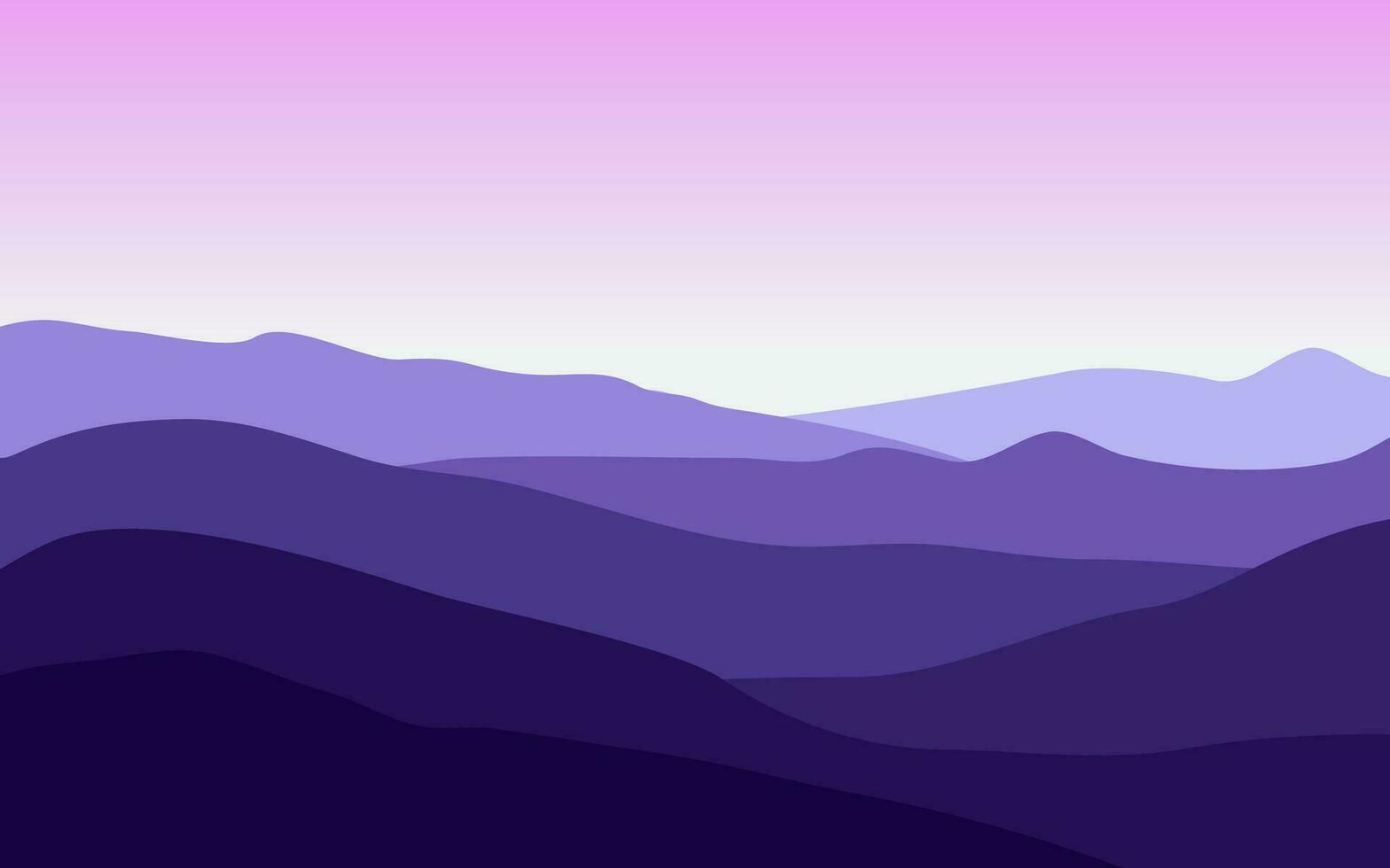 vector paisaje minimalista moderno sencillo estético, natural sensación