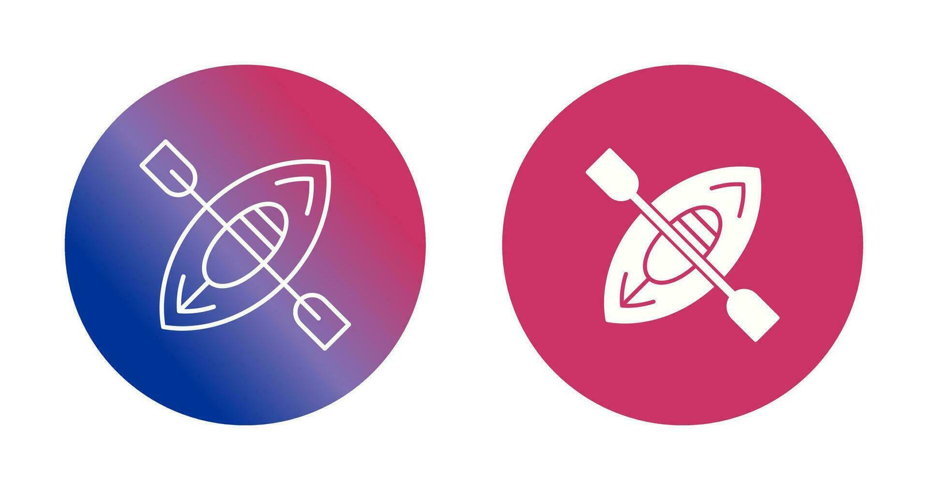 Kayak Vector Icon