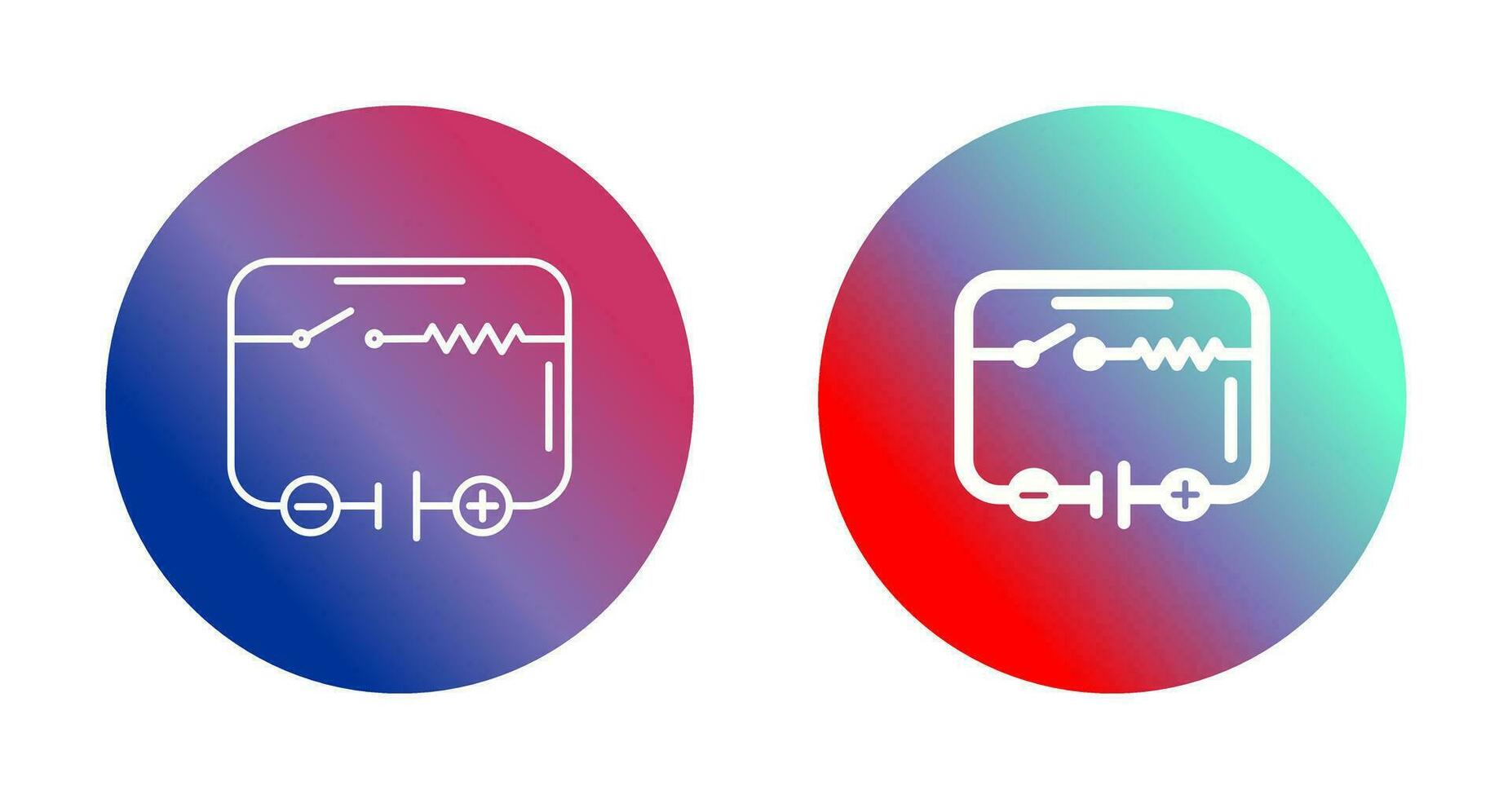 icono de vector de circuito eléctrico