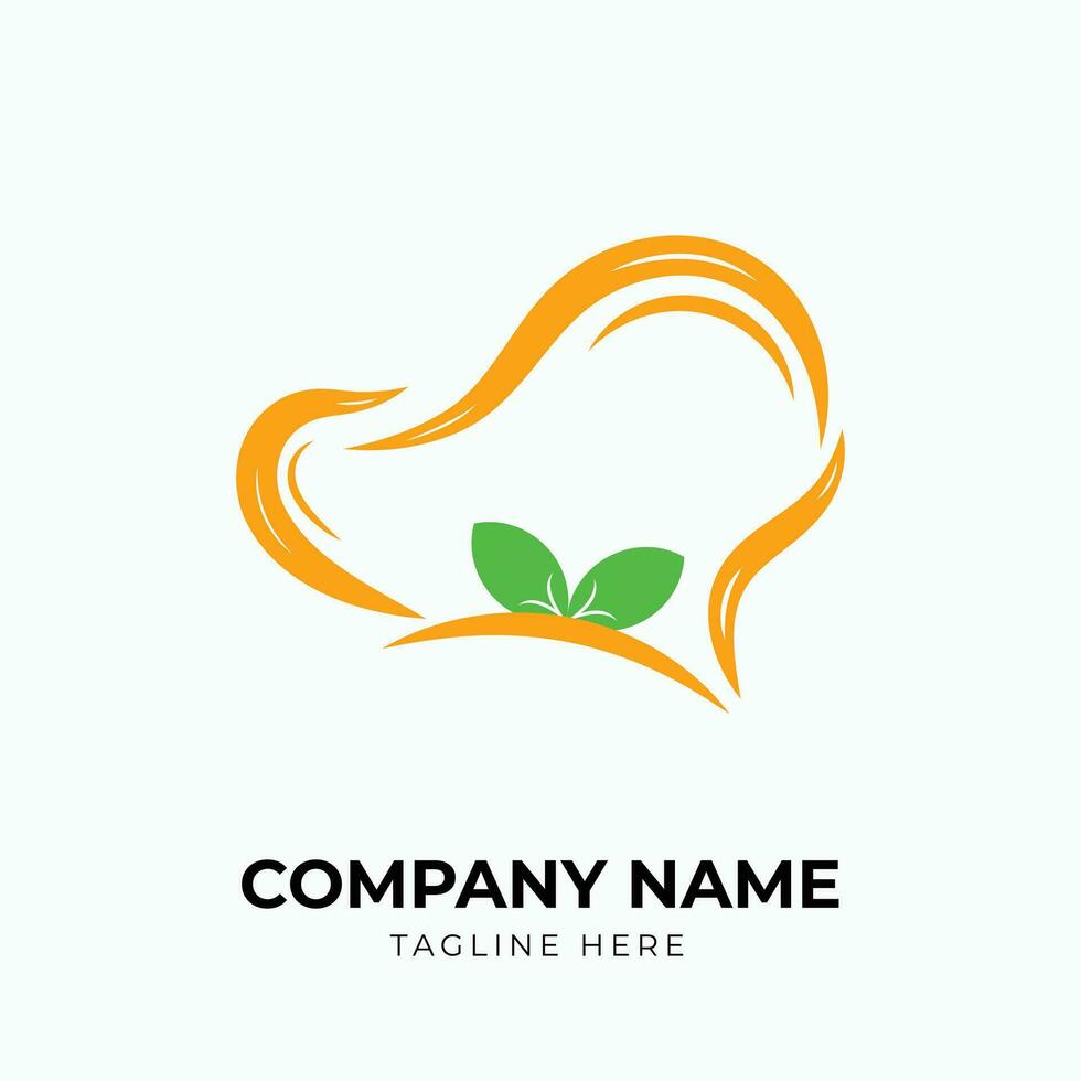 Modern restaurant logo design template vector