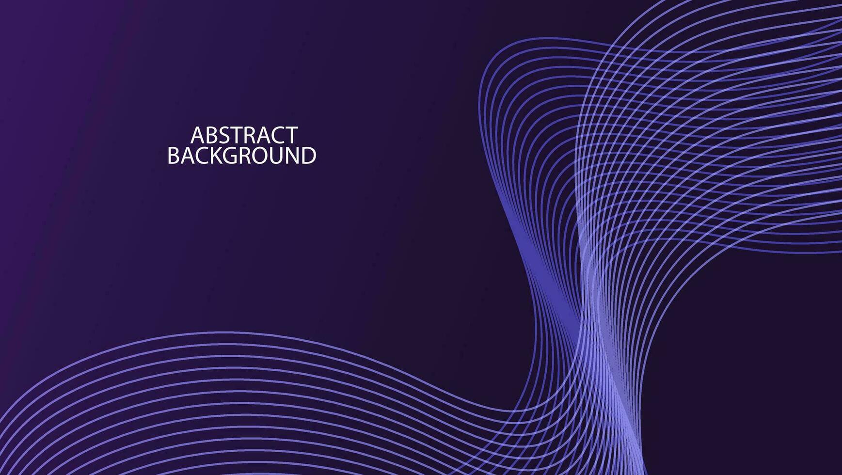 Modern purple gradient flowing wave lines with background. vector