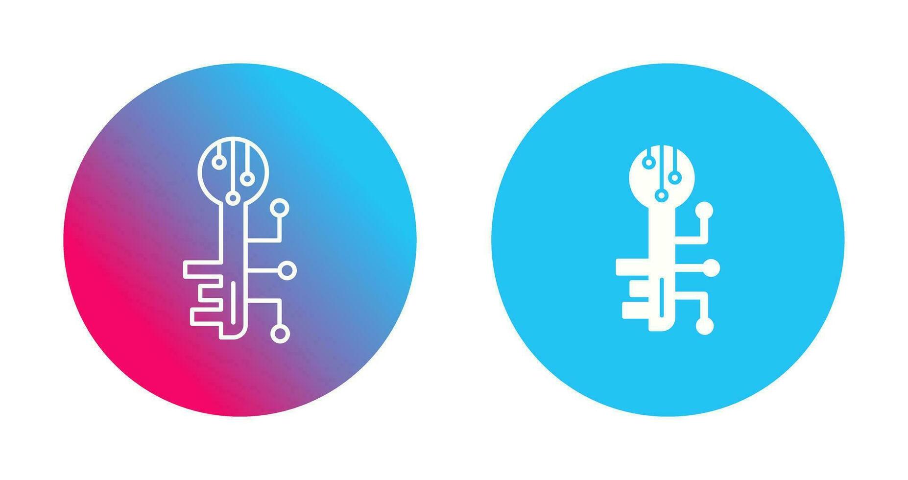 Electronic Key Vector Icon 24812853 Vector Art at Vecteezy