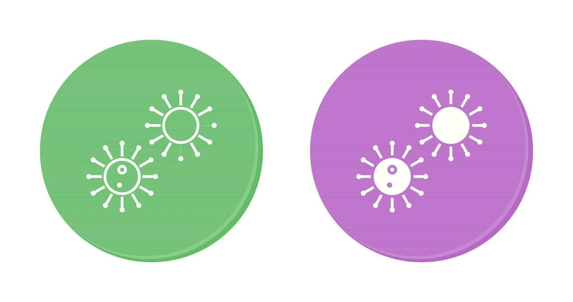 Unique Virus Vector Icon