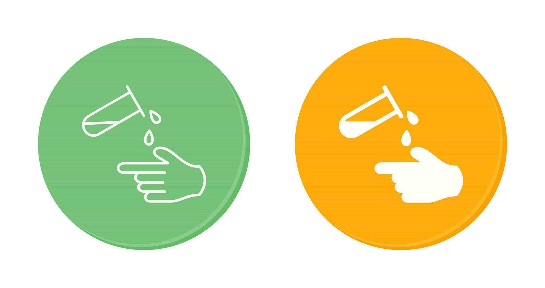Corrosive Hazard Vector Icon