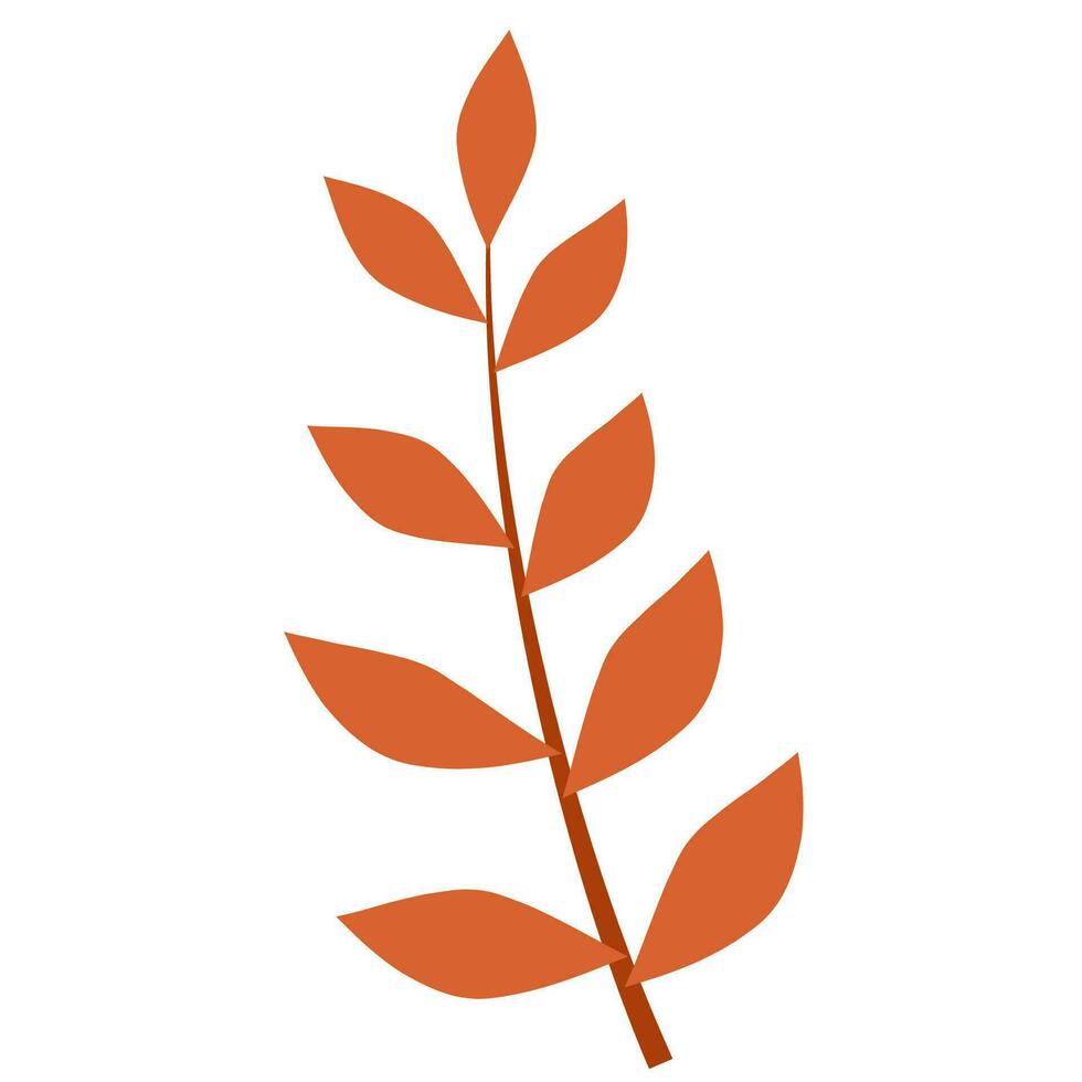 autumn leaf season decoretion vector