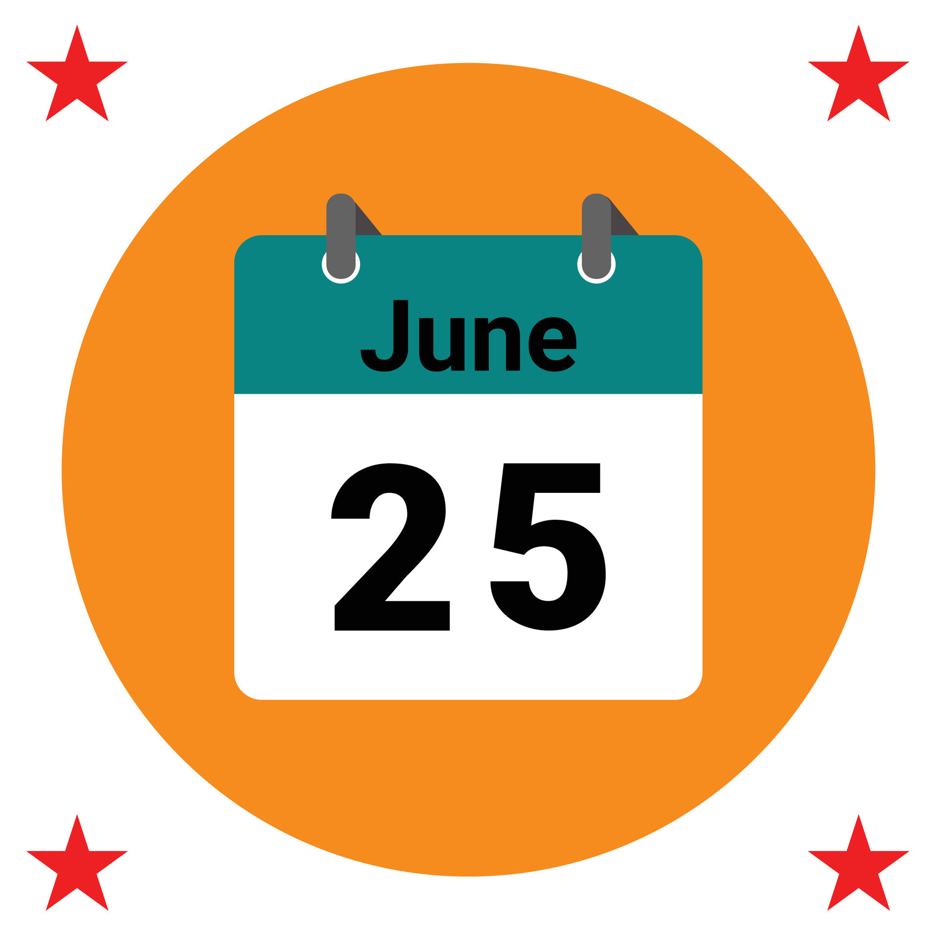 June 25 Daily Calendar Icon 24813185 Vector Art At Vecteezy june-25-daily-calendar-icon-24813185-vector-art-at-vecteezy