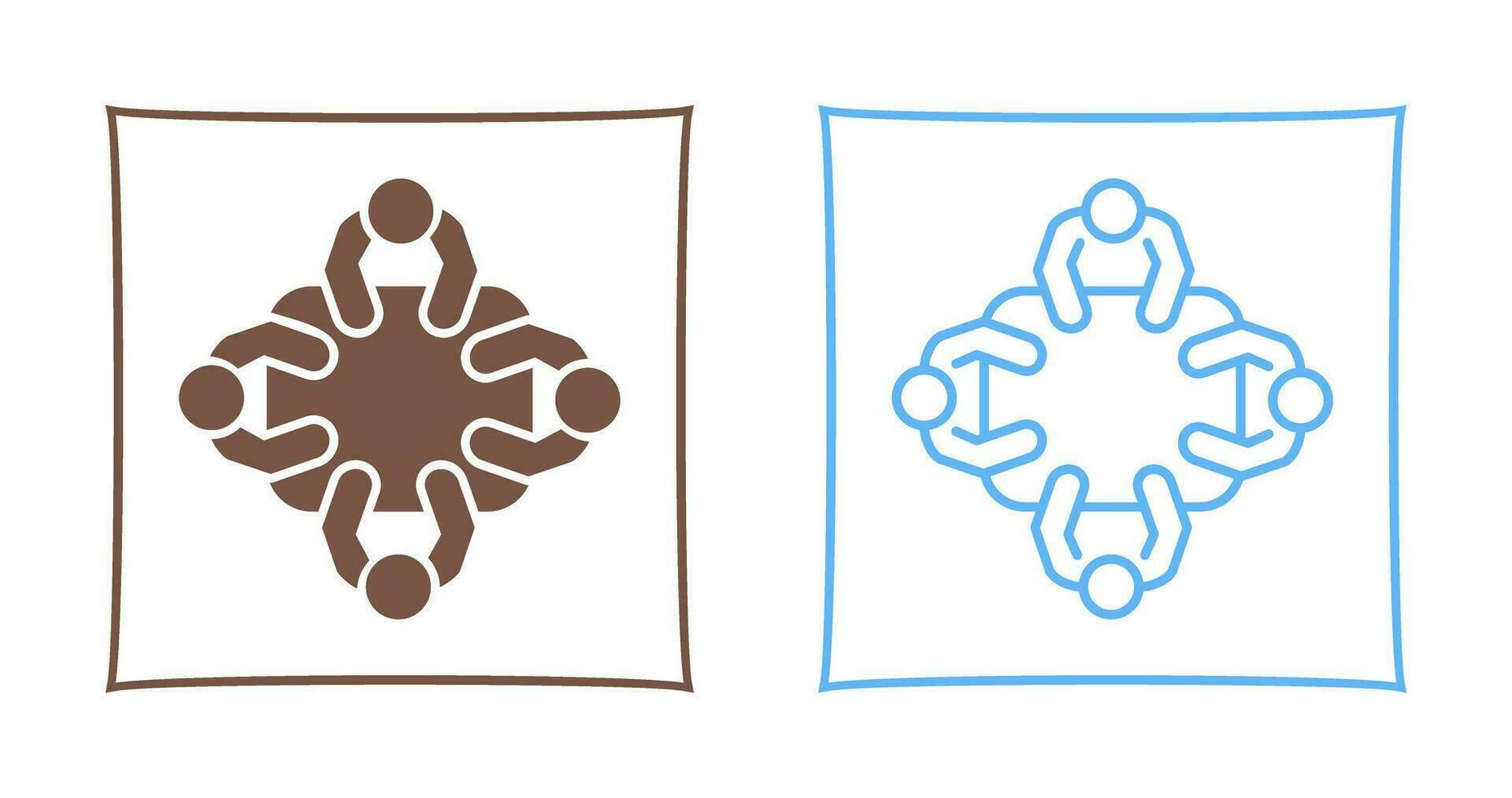 Staff Meeting Vector Icon