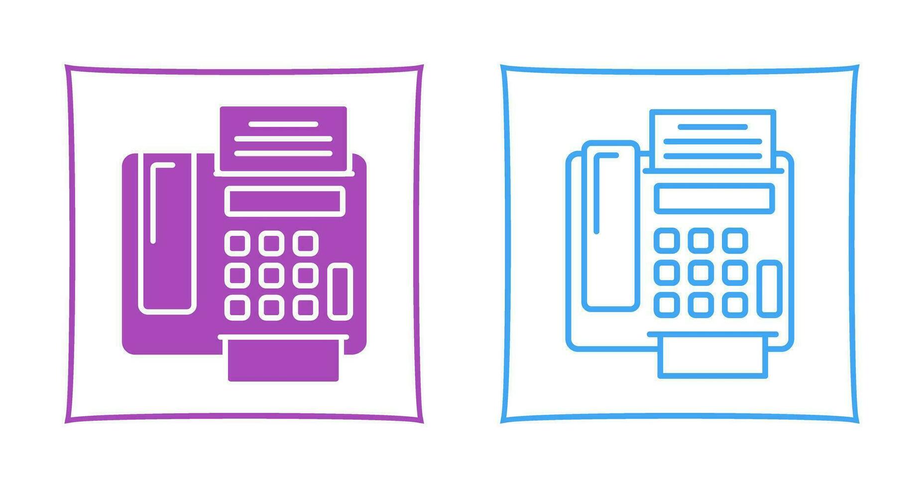 fax Machine Vector Icon 24813336 Vector Art at Vecteezy